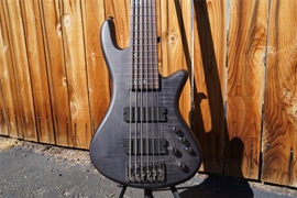 Schecter DIAMOND SERIES Stiletto Studio-6    See Thru Black Satin  6-String Electric Bass Guitar 